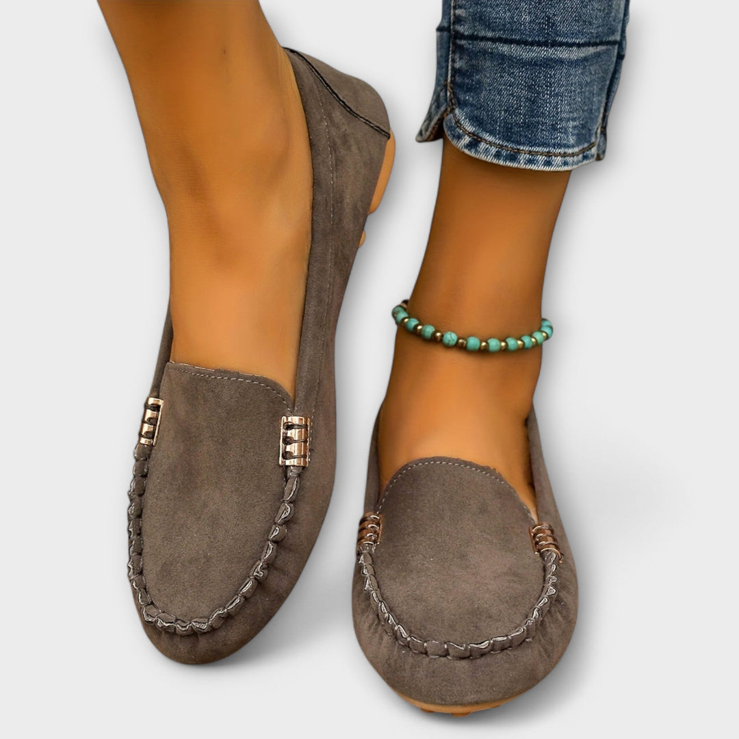 Mocasines tipo mocasín sin cordones
