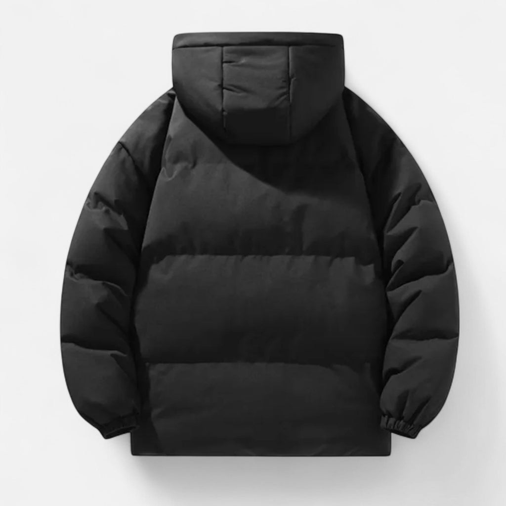 Chaqueta acolchada para hombre con capucha desmontable