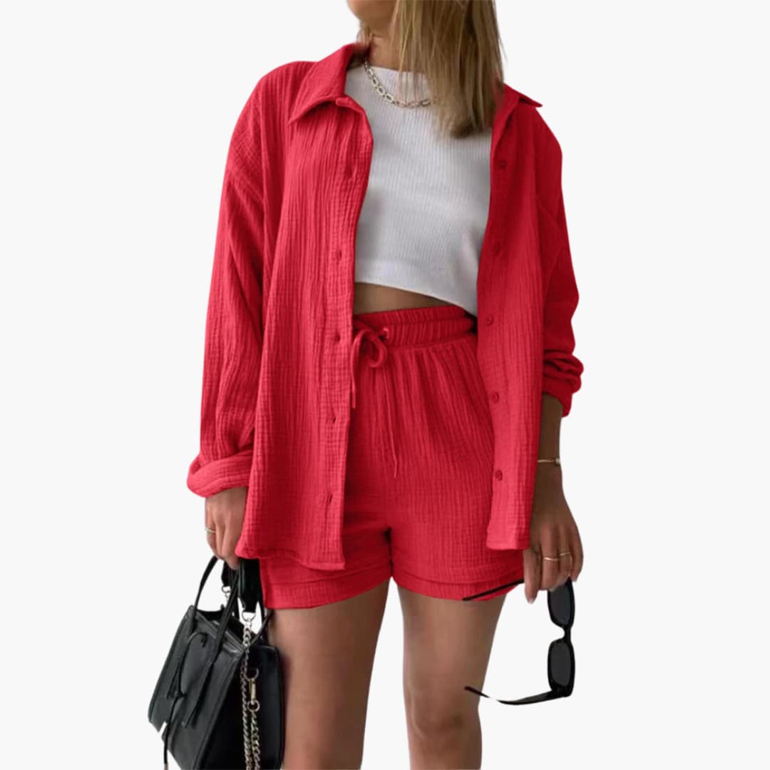Conjunto a juego estilo relajado y chic