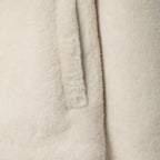 Chaqueta de mujer con botones de palanca y piel sintética