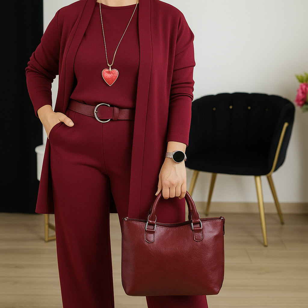 Elegant Three-Piece Coordinated Set