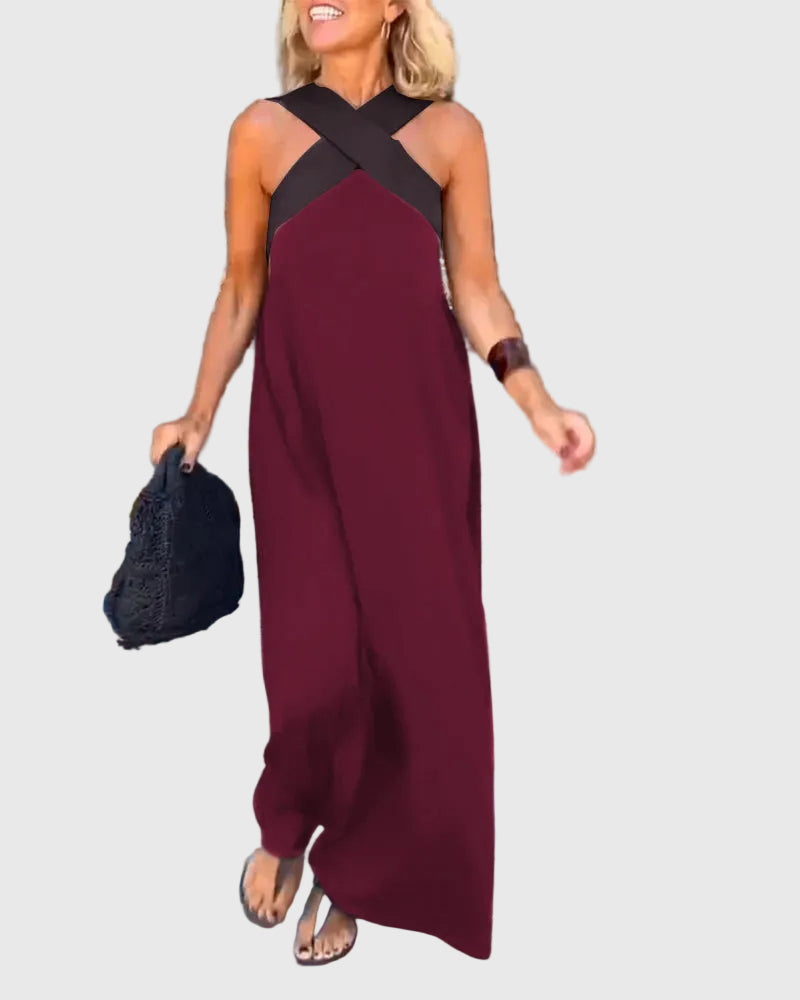 Flowing Evening Maxi Dress