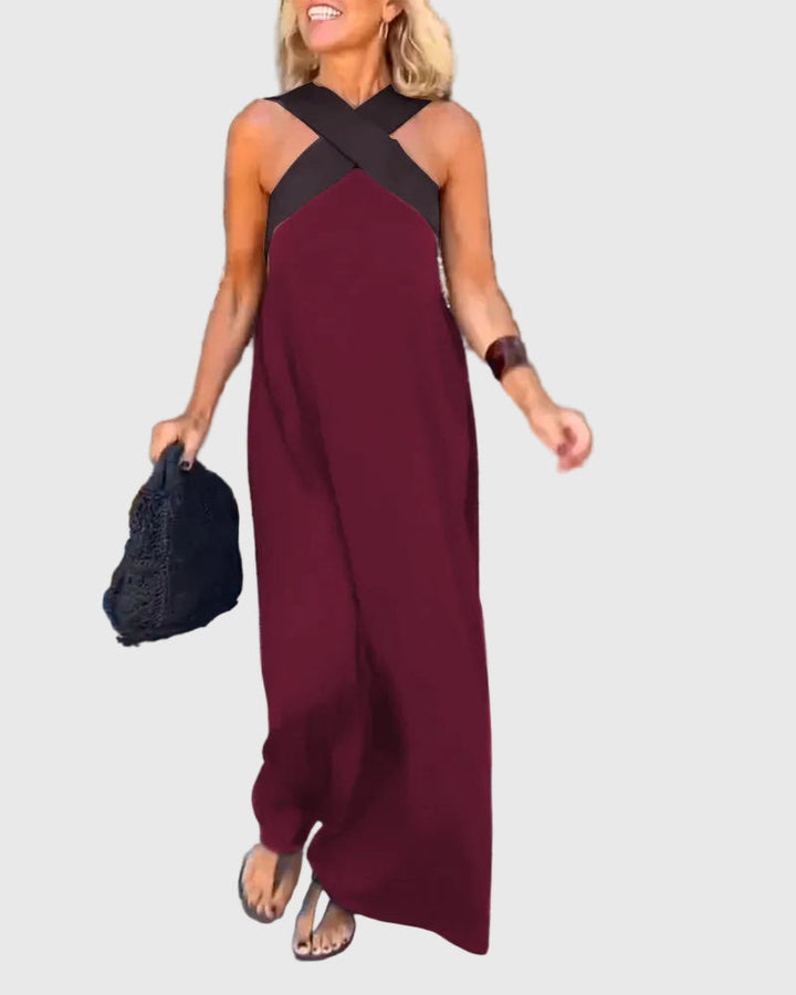 Flowing Evening Maxi Dress