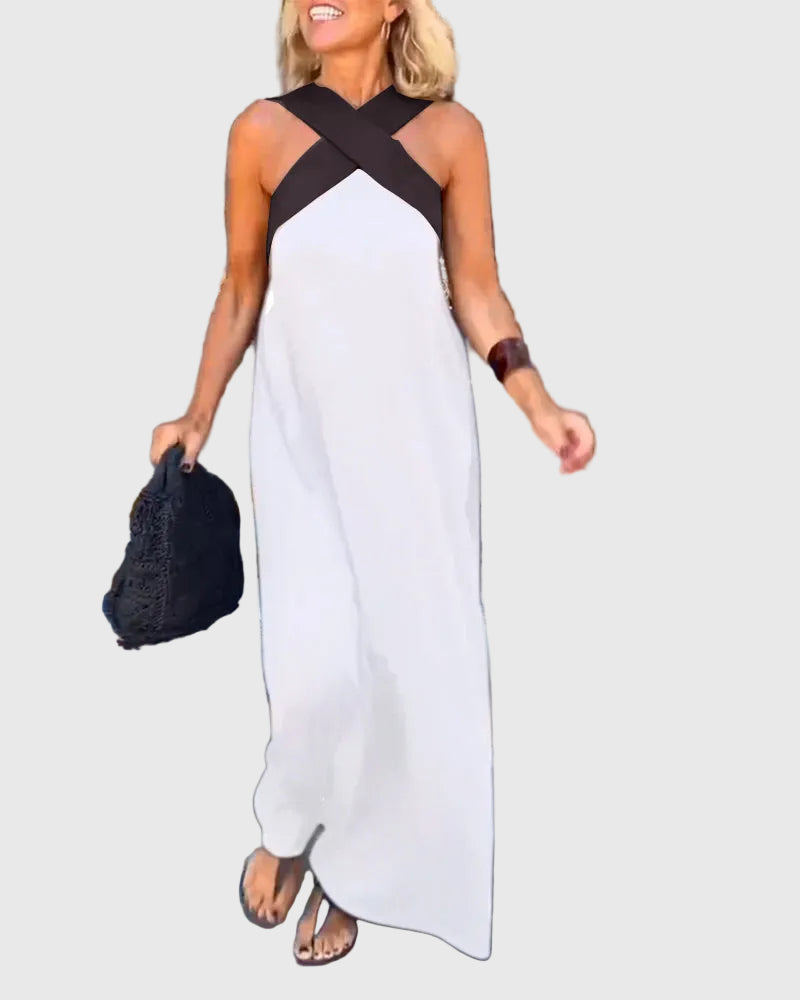 Flowing Evening Maxi Dress