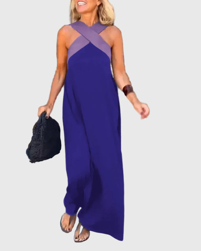 Flowing Evening Maxi Dress
