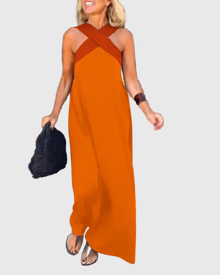 Flowing Evening Maxi Dress