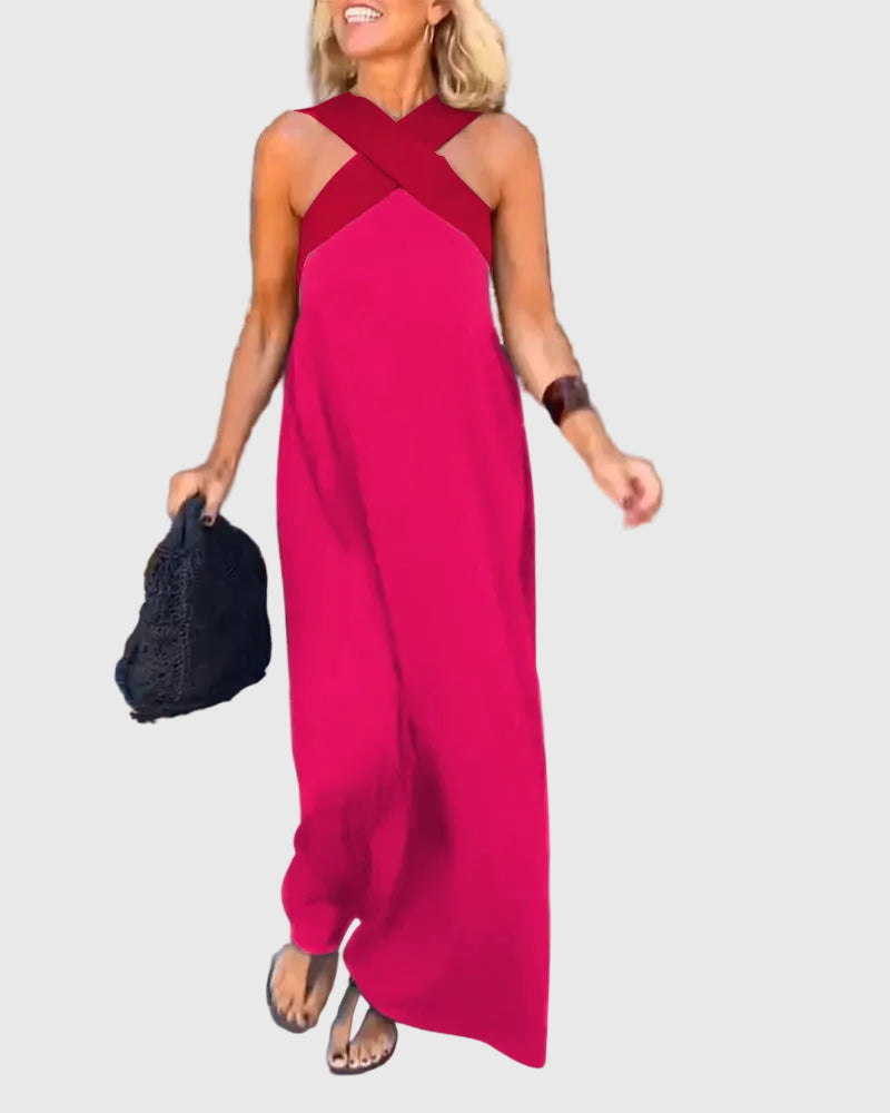 Flowing Evening Maxi Dress
