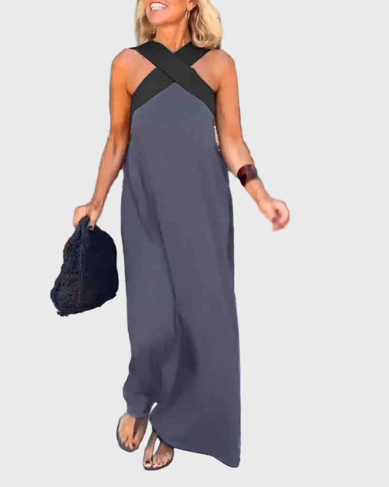 Flowing Evening Maxi Dress
