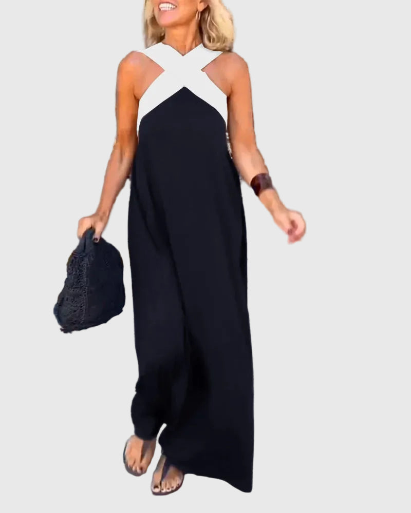 Flowing Evening Maxi Dress