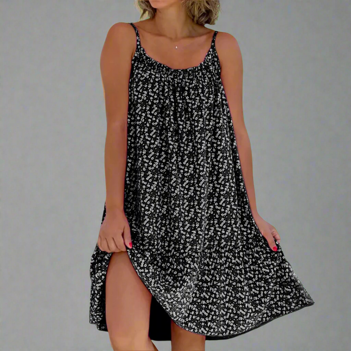 Women's Modern Floral Breezy Camisole Summer Dress