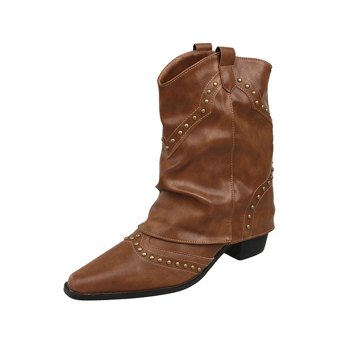 Studded Western Style Boots