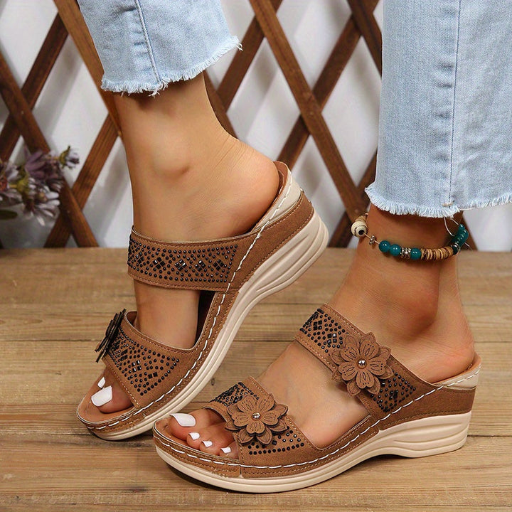 Wedge Slide Comfort Sandals