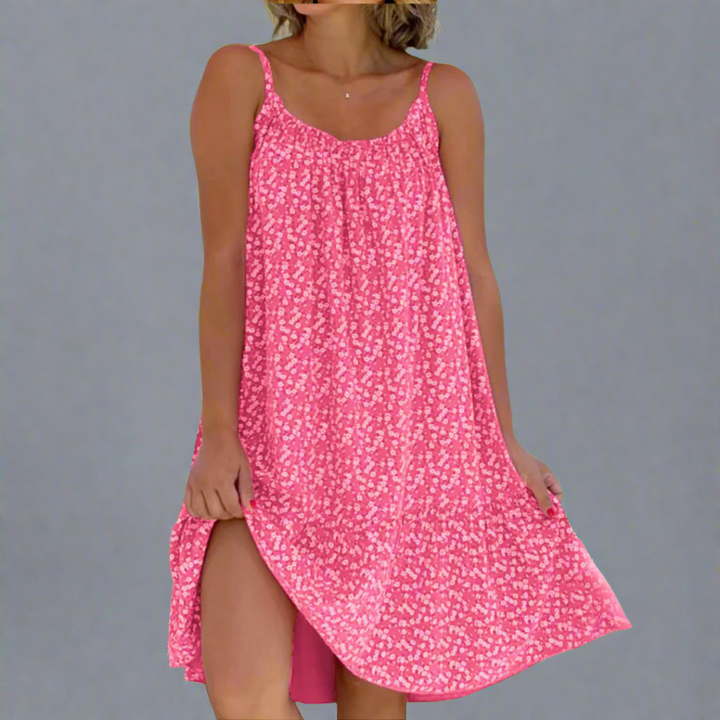 Women's Modern Floral Breezy Camisole Summer Dress