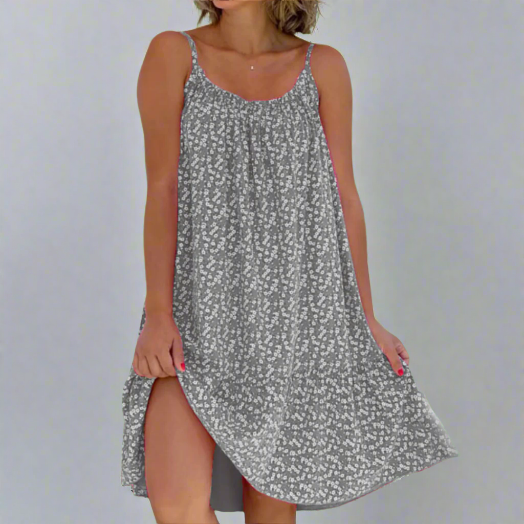Women's Modern Floral Breezy Camisole Summer Dress