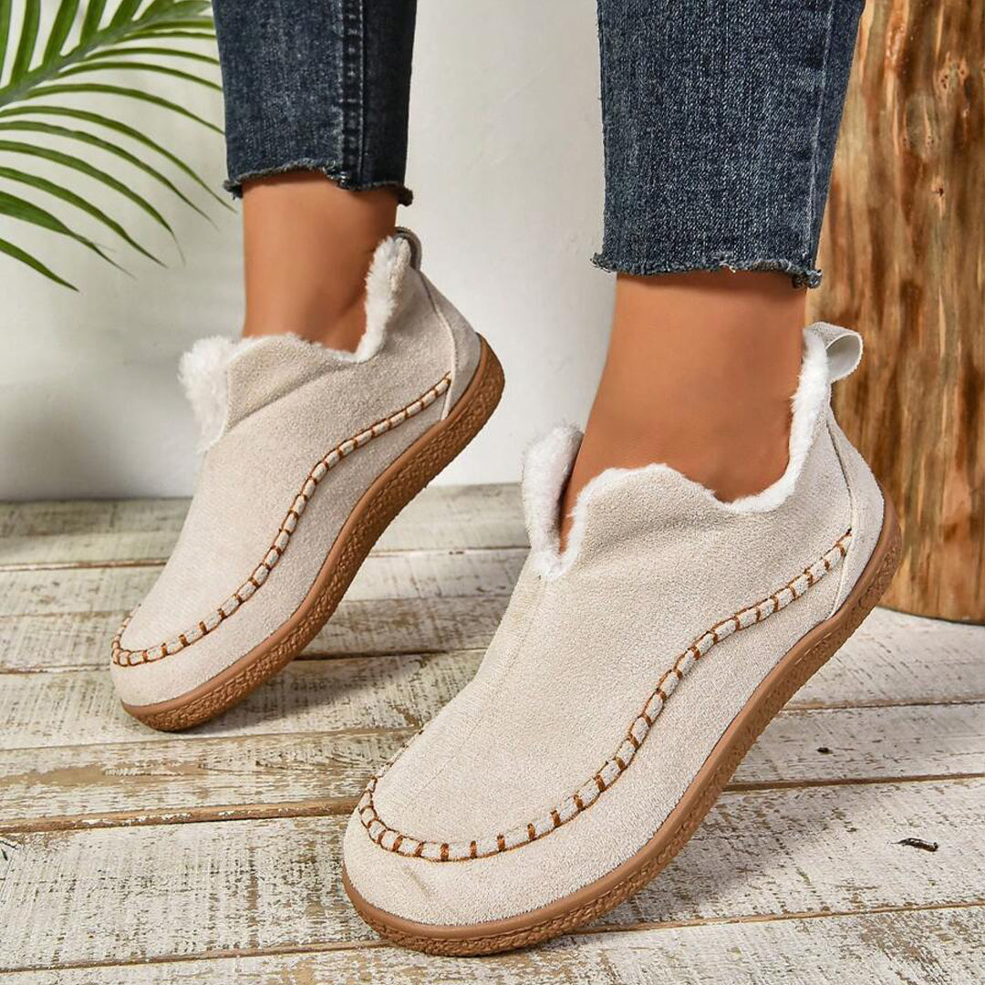 Fur Lined Comfort Ankle Boots