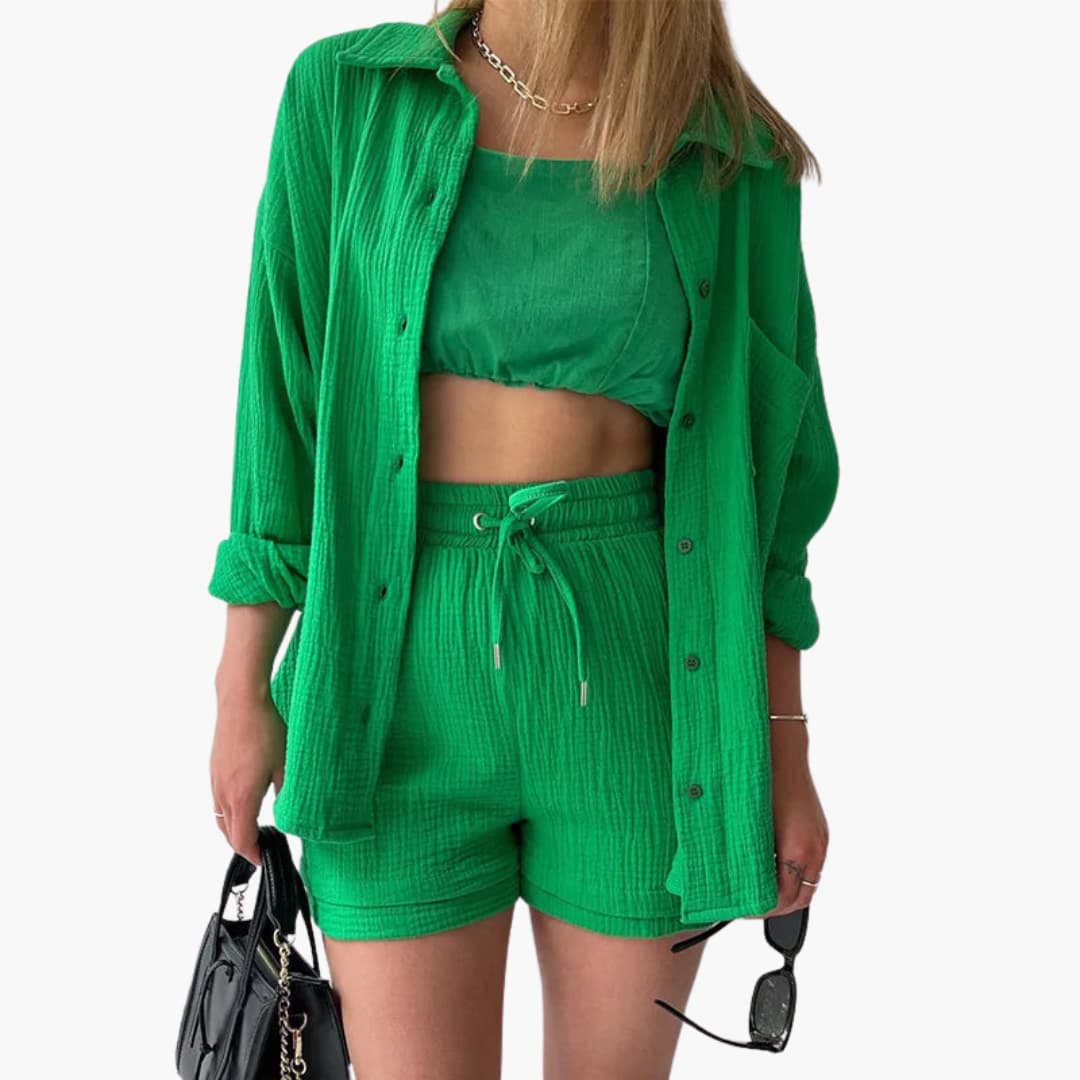 Conjunto a juego estilo relajado y chic