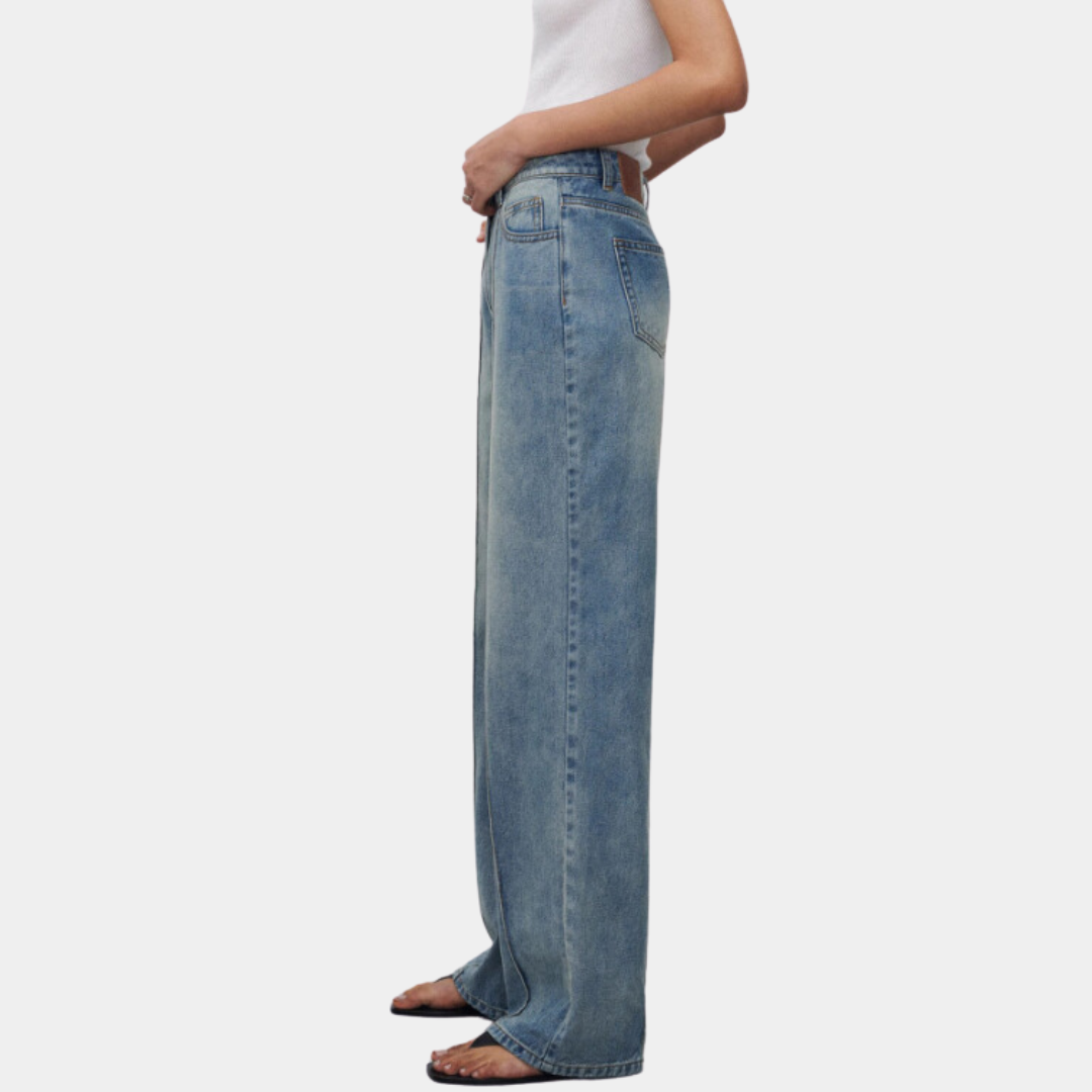 Casual Denim Everyday Straight Leg Jeans for Women