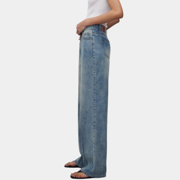 Casual Denim Everyday Straight Leg Jeans for Women
