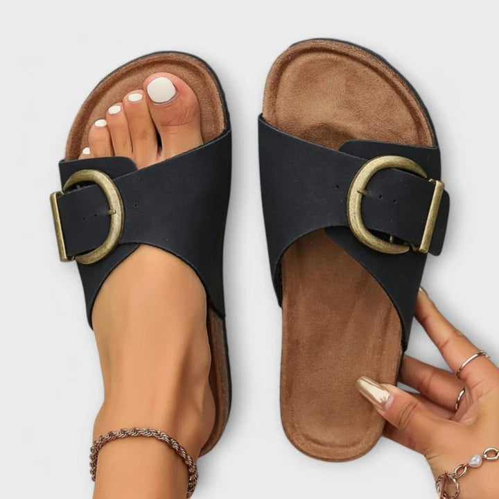 Sandalias ortopédicas ajustables de confort