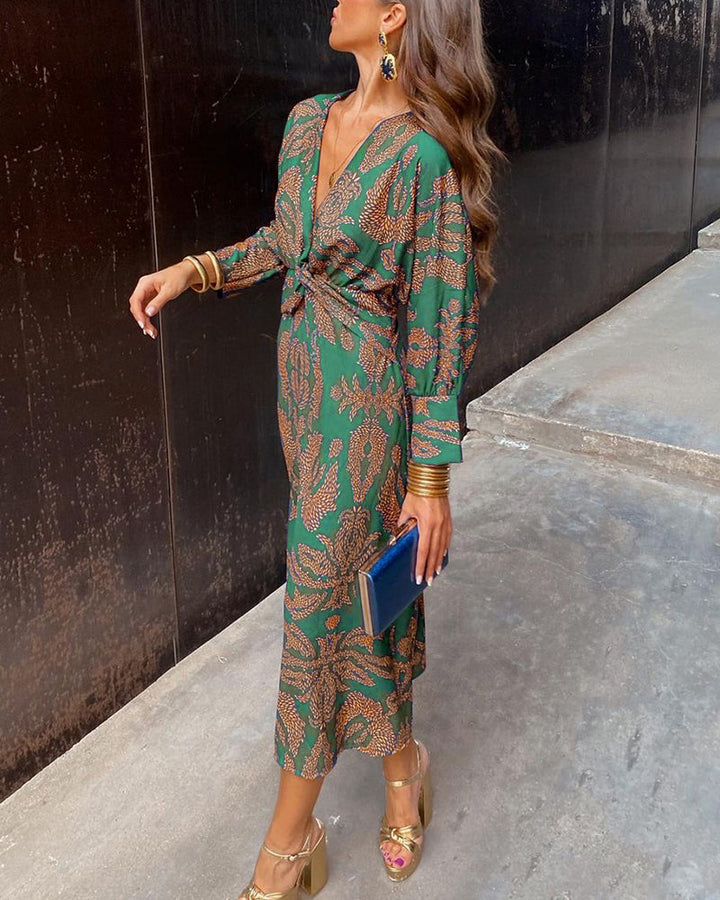 Flowing A-Line Maxi Dress for Special Events