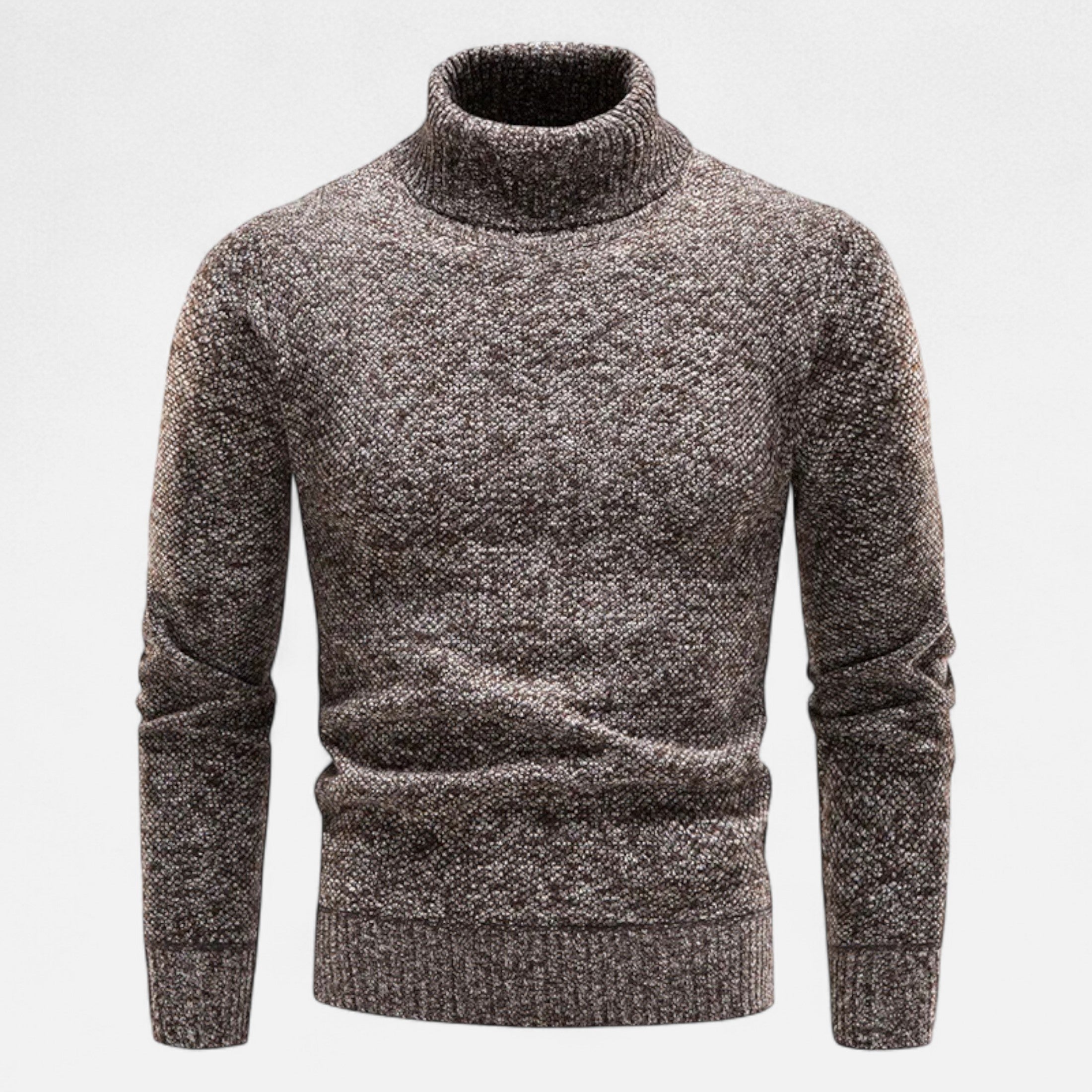 Suéter de cuello alto tejido para hombre – Calidez gruesa para el invierno