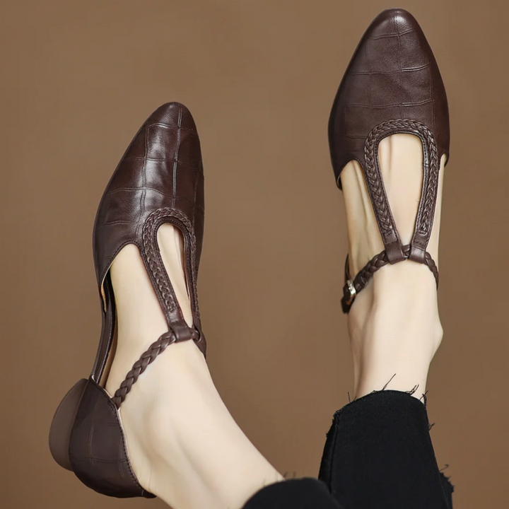 Pointed Toe Mary Jane Flats