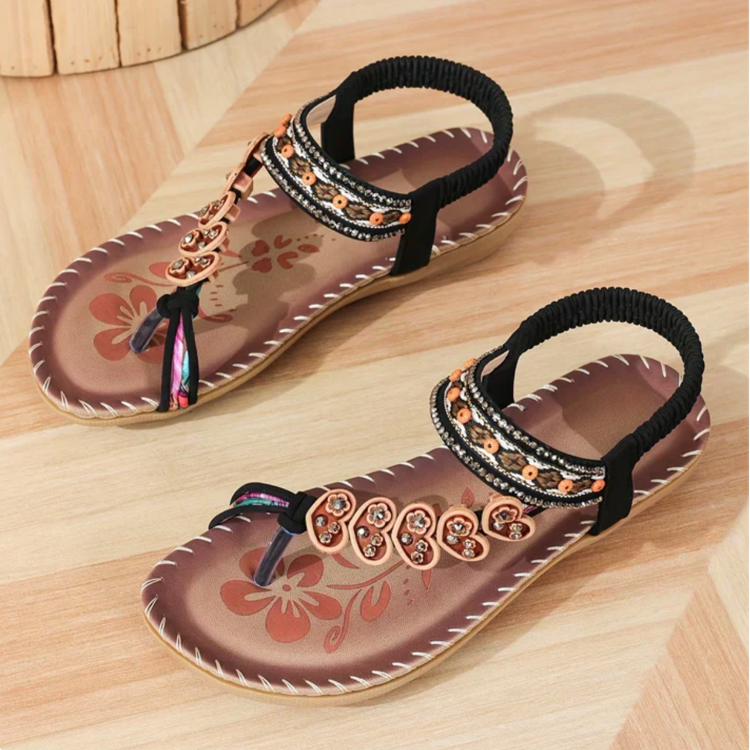 Sandalias cómodas y elegantes con punta abierta