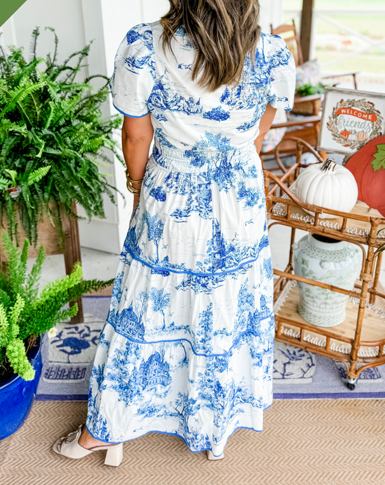 Vestido Maxi Clásico Toile