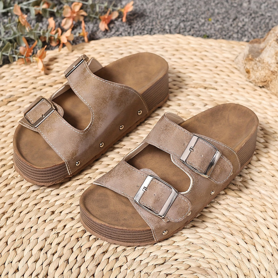 Sandalias planas minimalistas