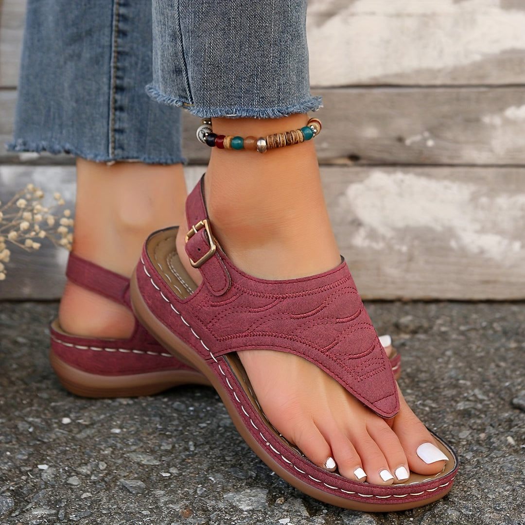 Sandalias ortopédicas casuales y cómodas