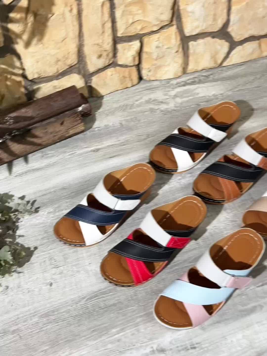Wedge Comfort Slides