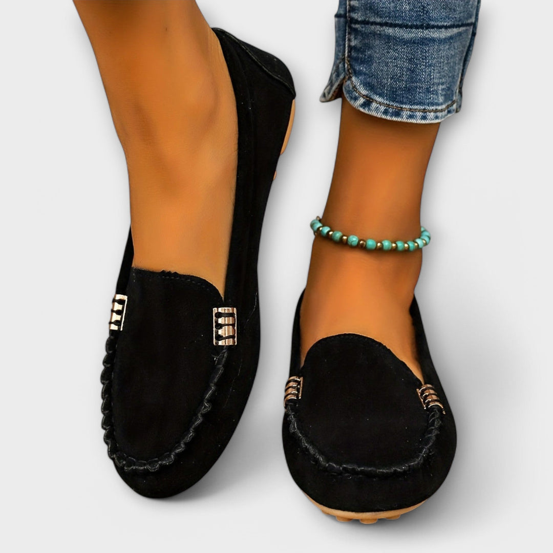Mocasines tipo mocasín sin cordones