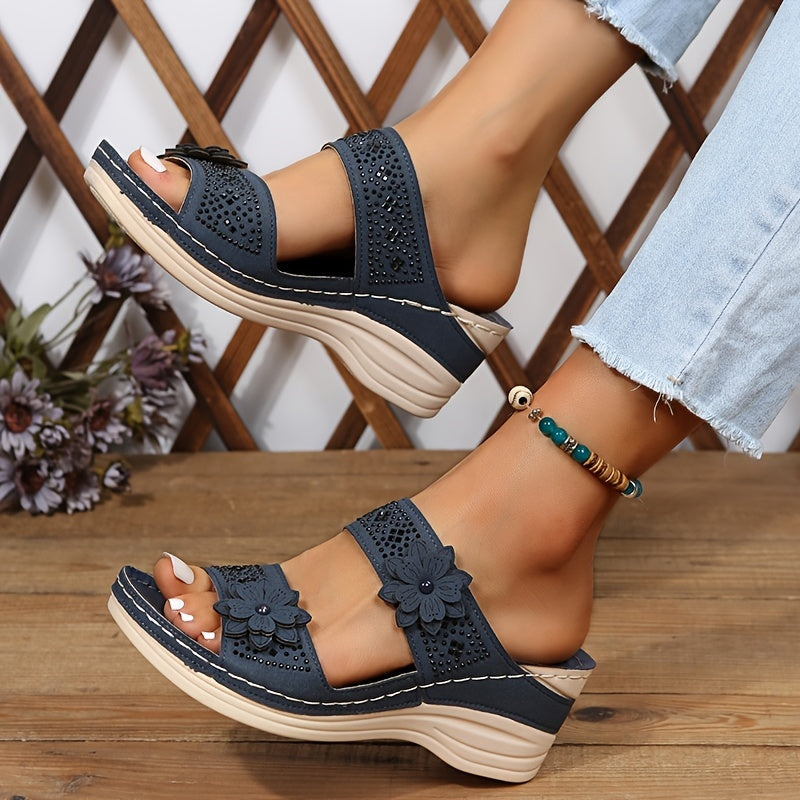 Wedge Slide Comfort Sandals