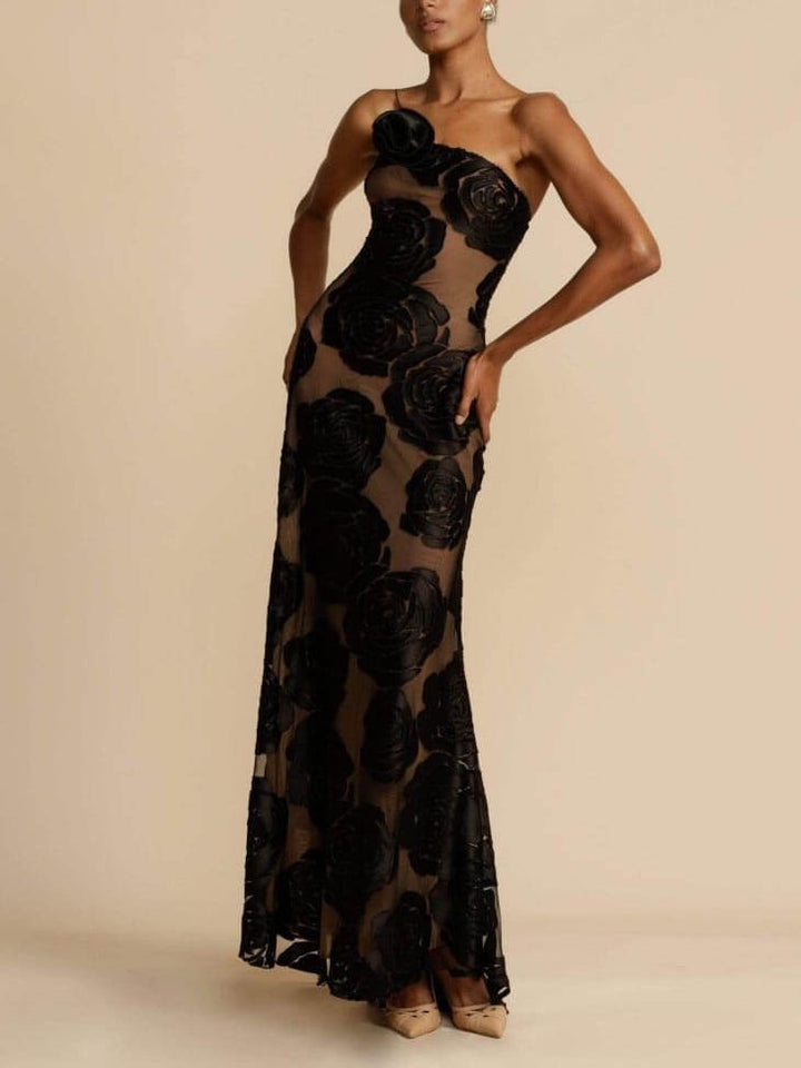 Vestido Maxi Floral para Invitadas a Bodas en Jardín