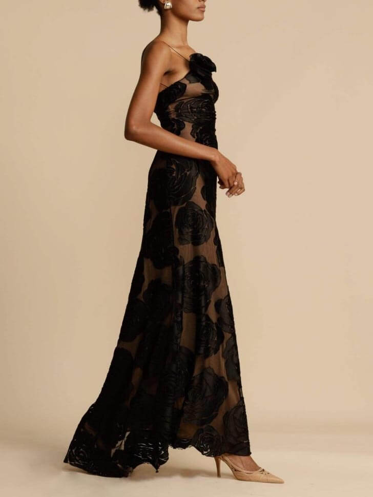 Vestido Maxi Floral para Invitadas a Bodas en Jardín