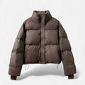 Chaqueta acolchada corta para mujer