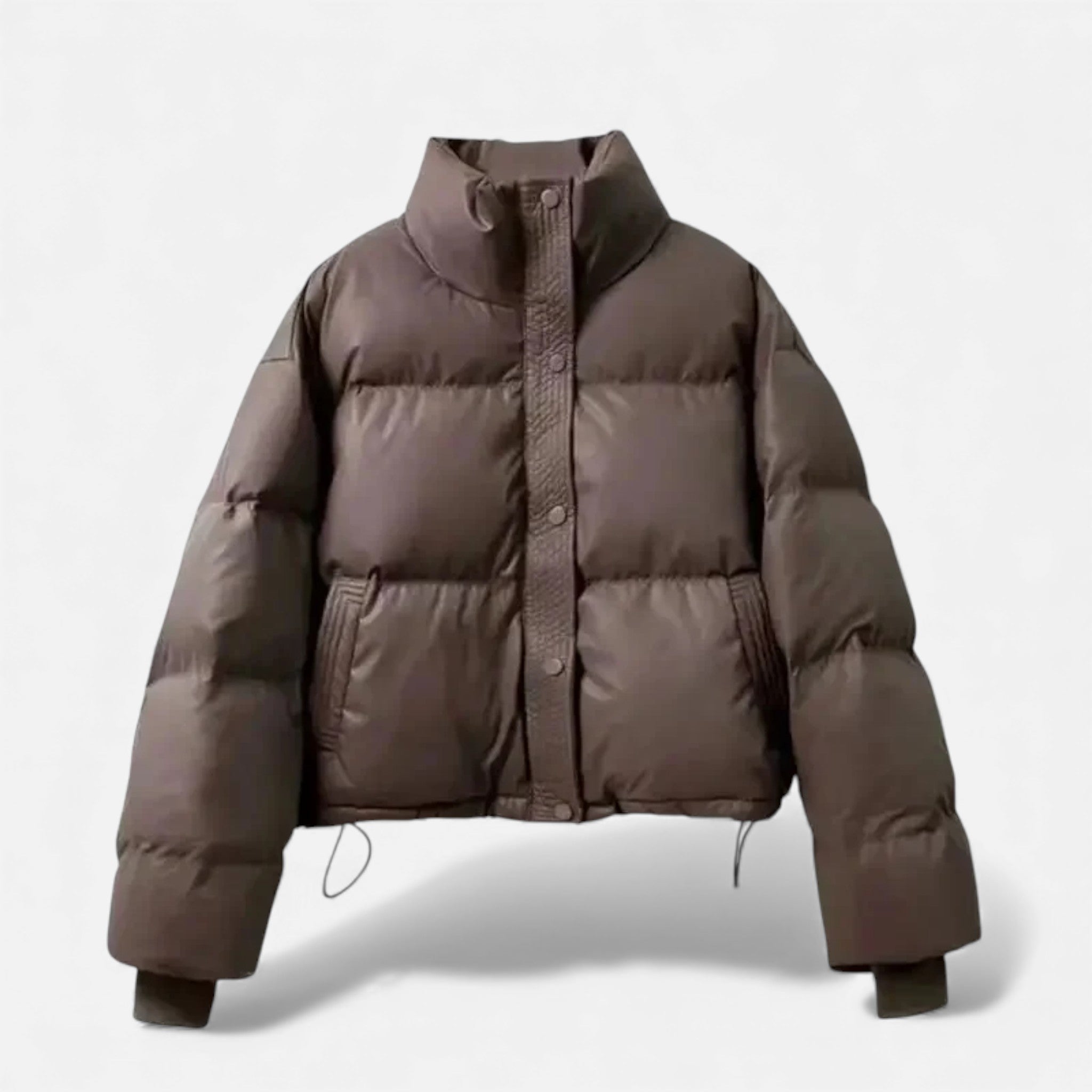 Chaqueta acolchada corta para mujer