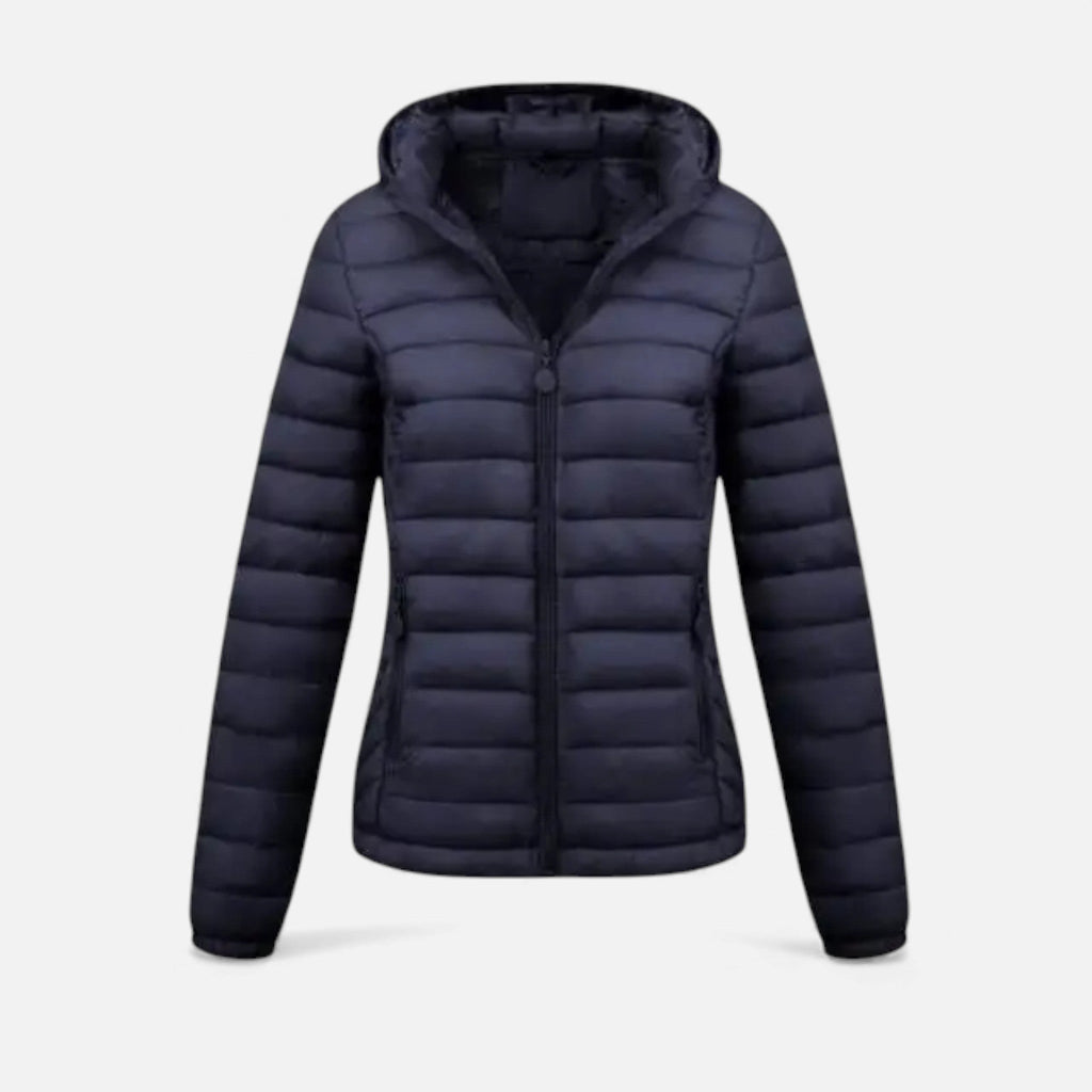 Giacca casual leggera con cappuccio da donna