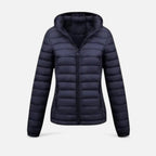 Giacca casual leggera con cappuccio da donna