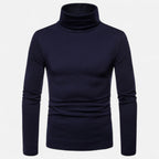 Suéter de cuello alto ajustado para hombre – Otoño Invierno elástico