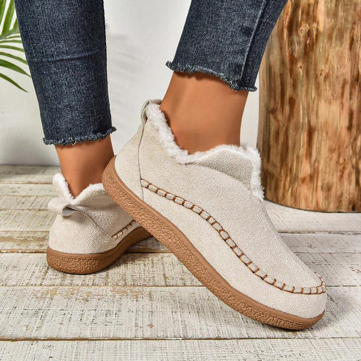 Fur Lined Comfort Ankle Boots