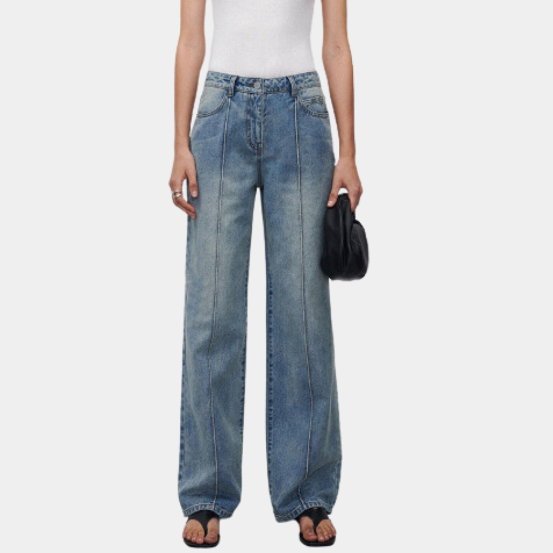 Casual Denim Everyday Straight Leg Jeans for Women