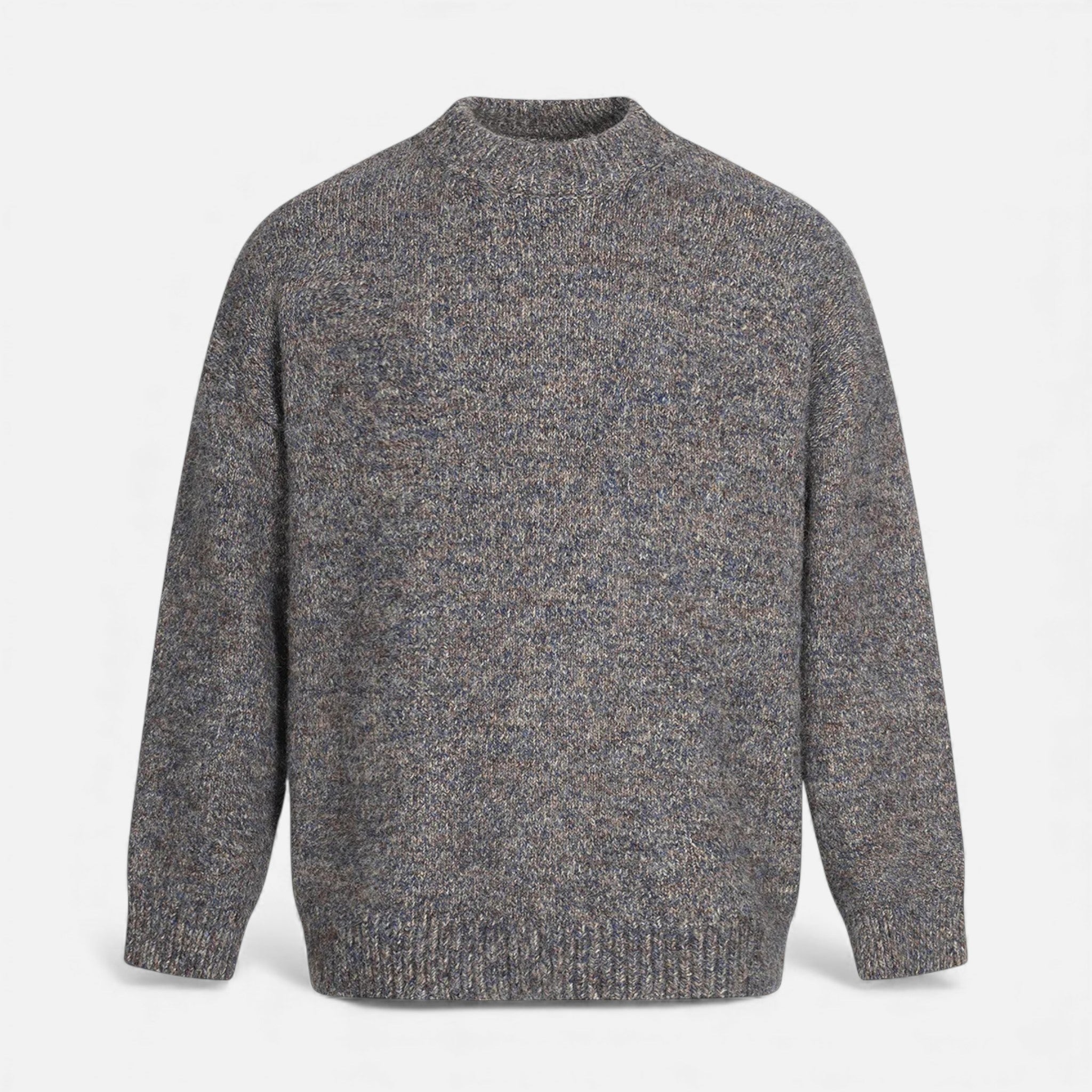 Men's Wool-Effect Crew Neck Sweater