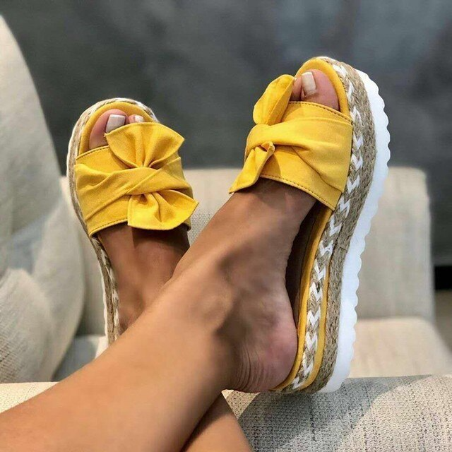 Braided Wedge Sandals