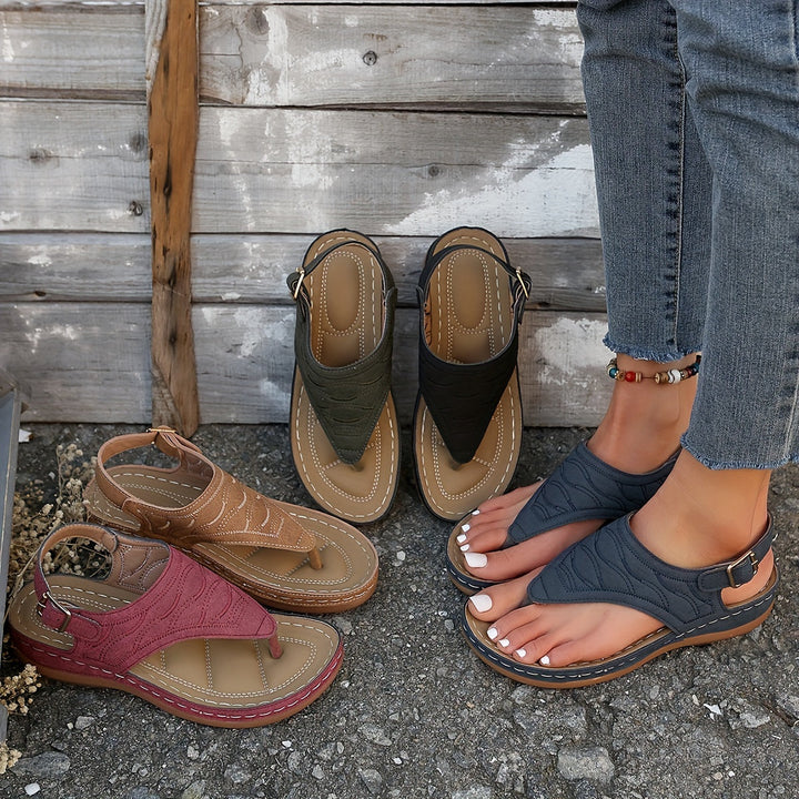 Sandalias ortopédicas casuales y cómodas