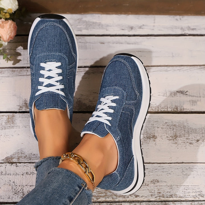 Zapatillas ortopédicas de mezclilla