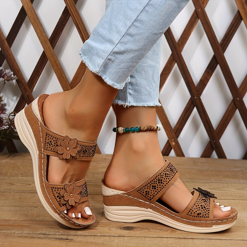 Wedge Slide Comfort Sandals