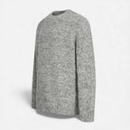 Maglione da uomo effetto lana con scollo rotondo