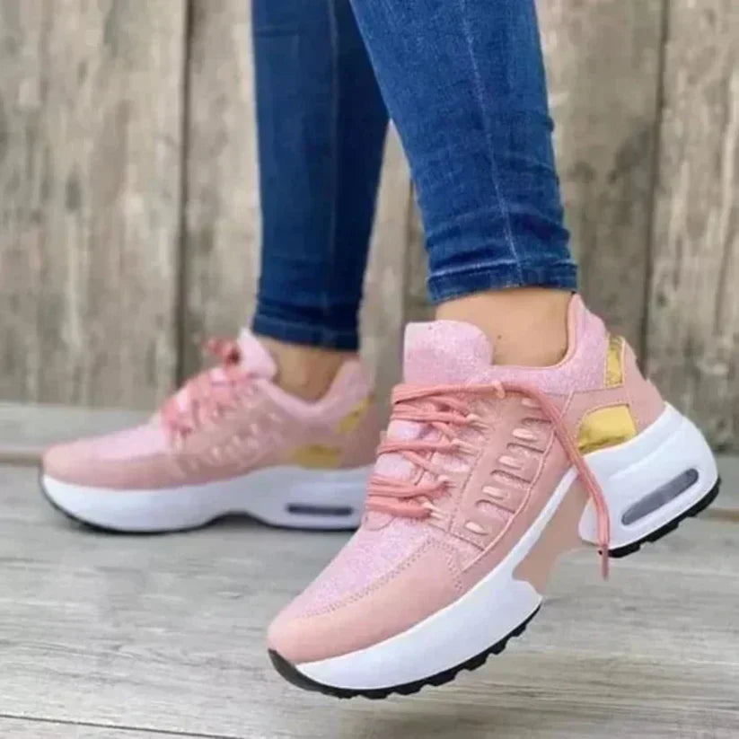 Orthopedic Walking Sneaker with Cushioned Sole