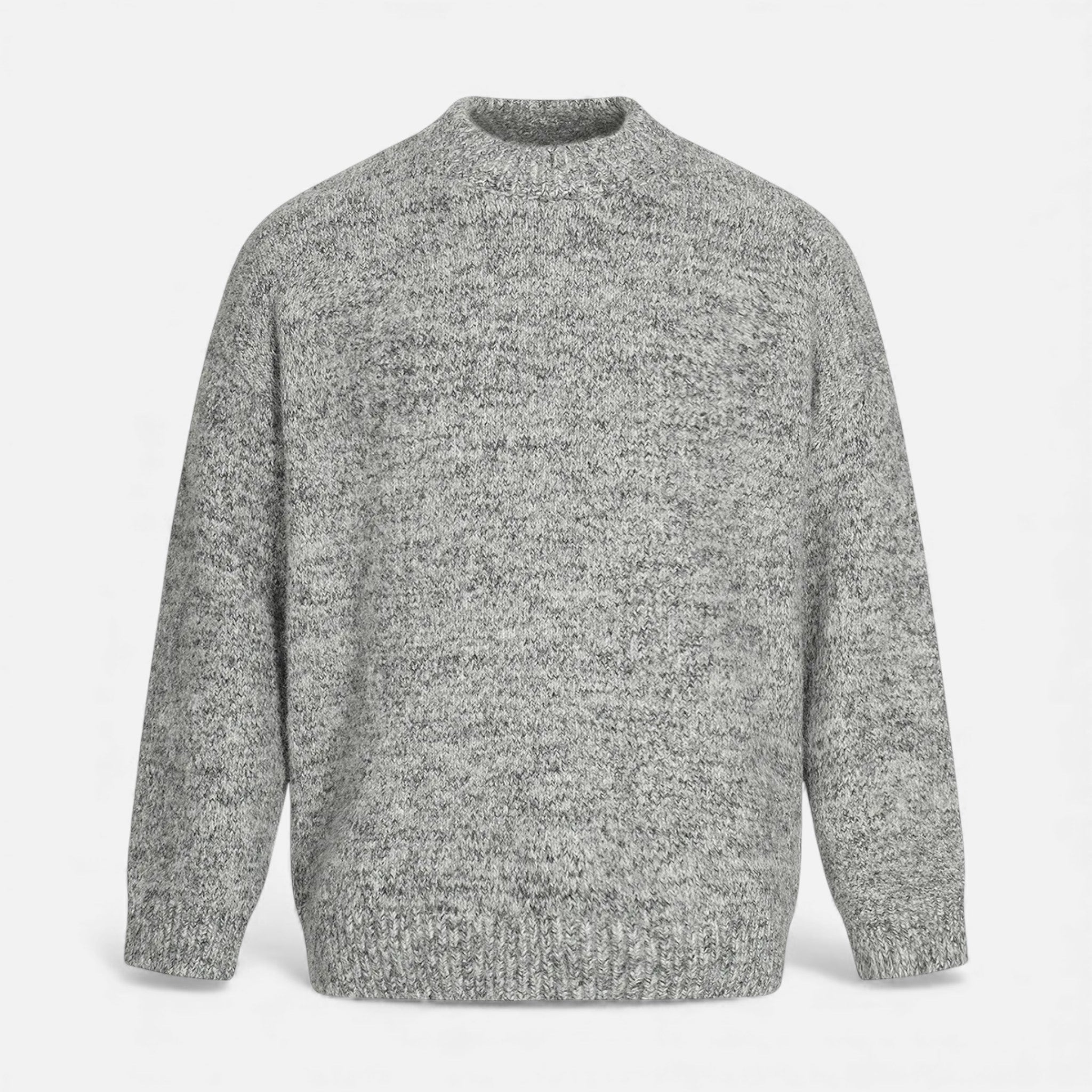 Men's Wool-Effect Crew Neck Sweater